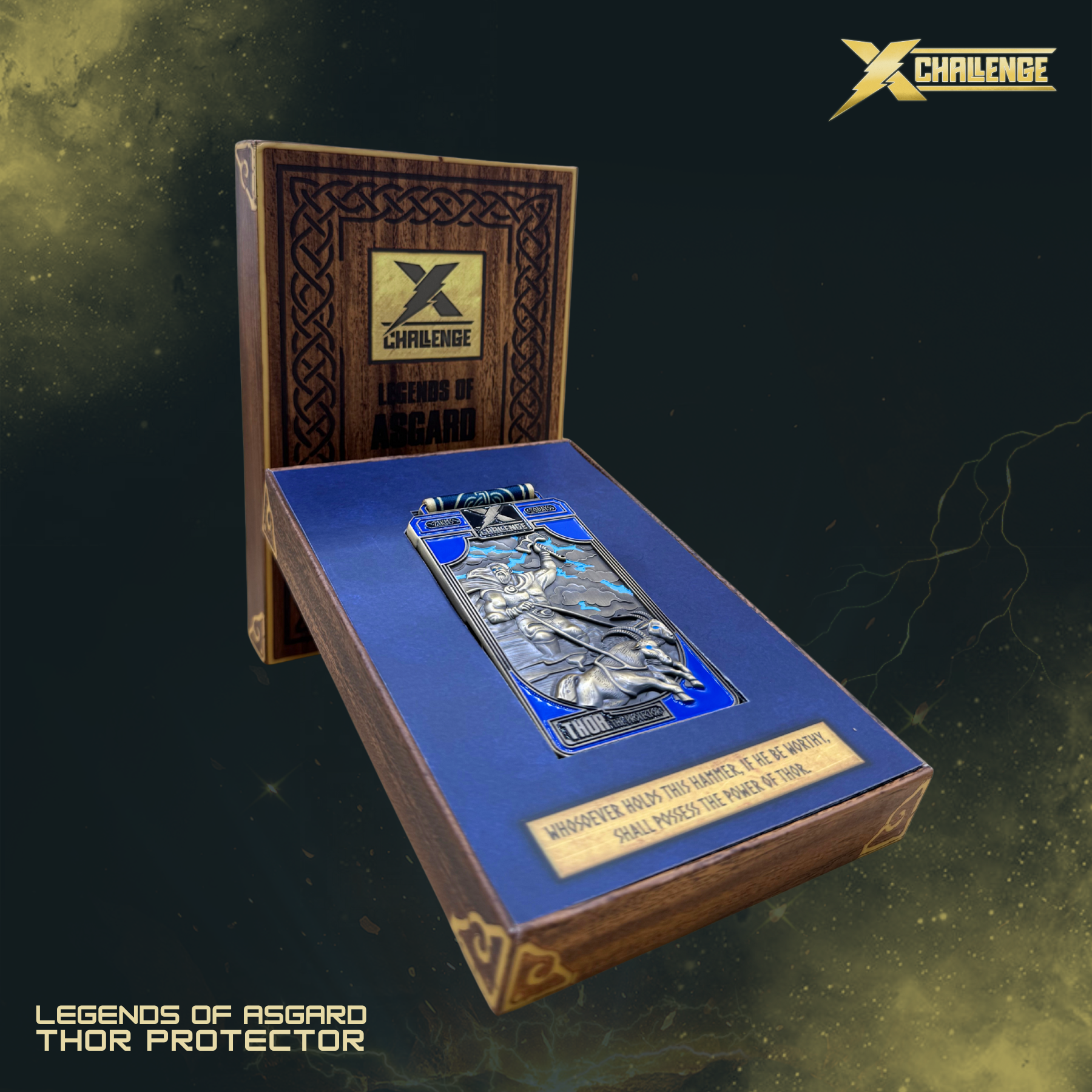 Cận cảnh huy chương THOR PROTECTOR thiết kế độc bản của X-Challenge